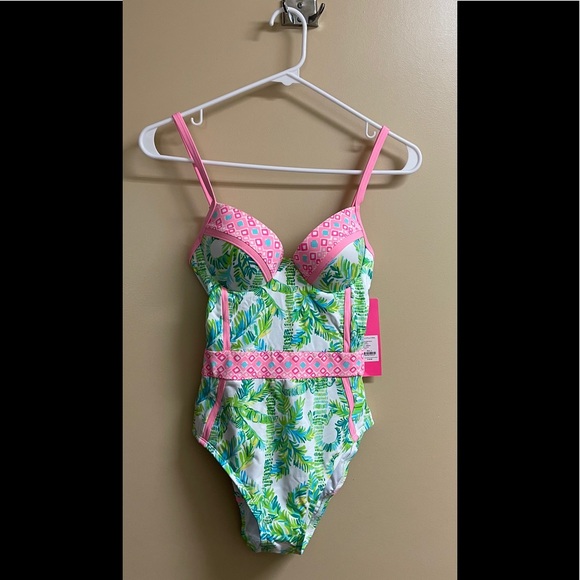 Lilly Pulitzer Palma Swim Fresh Citrus FREE SHIP - Picture 2 of 11